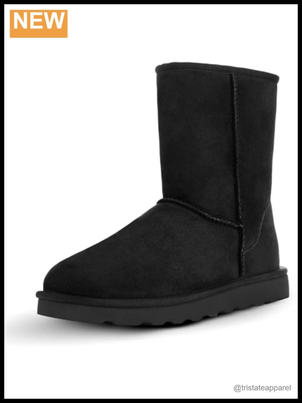 Genuine Australian Sheepskin Mid Calf Snow Boots Women Fur Lined Winter Boots